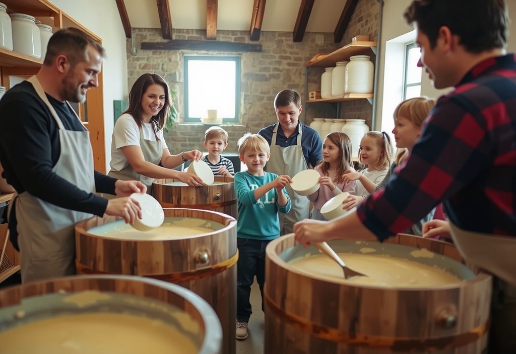 Cheese making workshop at Playbusid Farm